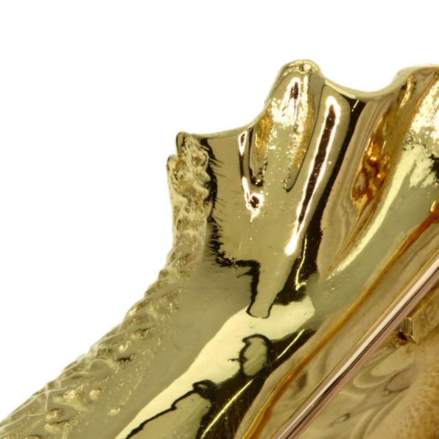 TIFFANY&Co. ティファニー 貝モチーフ 1P ダイヤモンド ブローチ