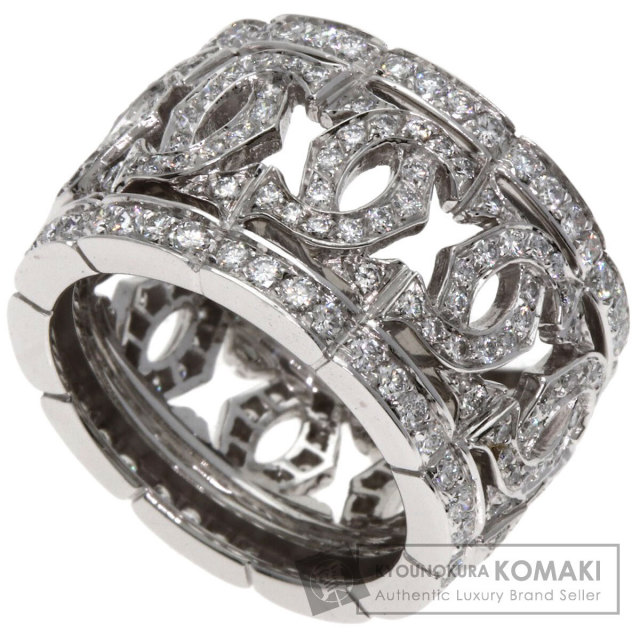 CARTIER カルティエ アントルラセ ダイヤモンド #52 リング・指輪 K18