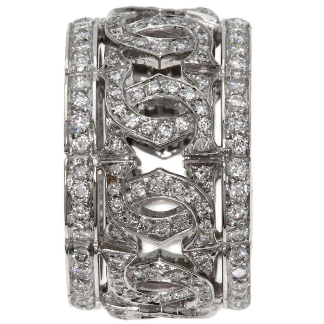 CARTIER カルティエ アントルラセ ダイヤモンド #52 リング・指輪 K18