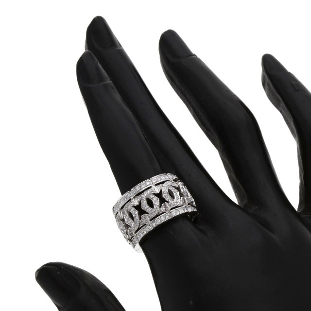 CARTIER カルティエ アントルラセ ダイヤモンド #52 リング・指輪 K18