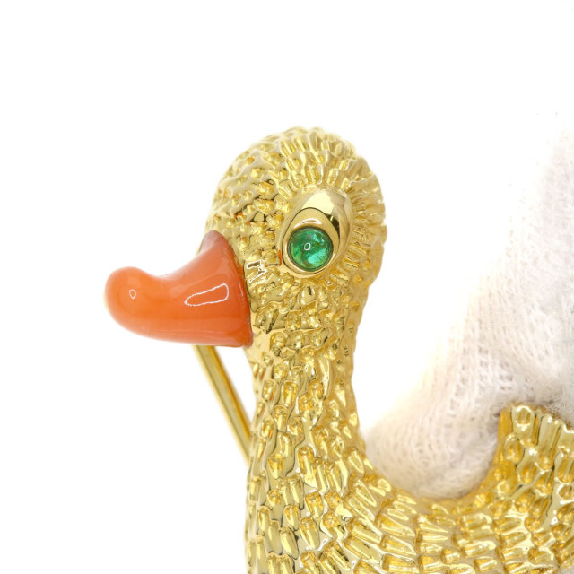 Van Cleef & Arpels ヴァンクリーフ＆アーペル アヒルモチーフ サンゴ
