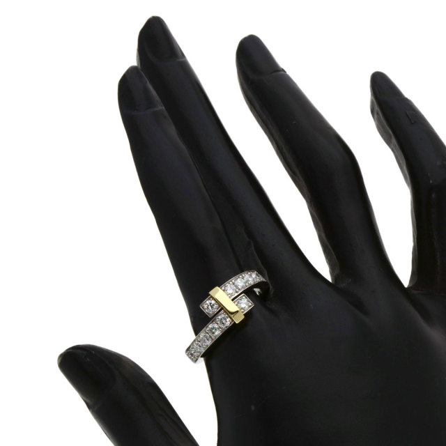 TIFFANY&Co. ティファニー エッジ バイパス ダイヤモンド リング・指輪