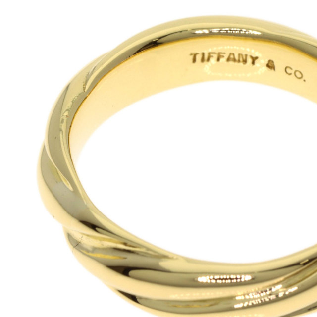 希少✨️美品♥T&Co. 750ゴールド ツイストリング TIFFANY&Co. ティファニー ツイストシグネチャーリング・指輪/Sv925