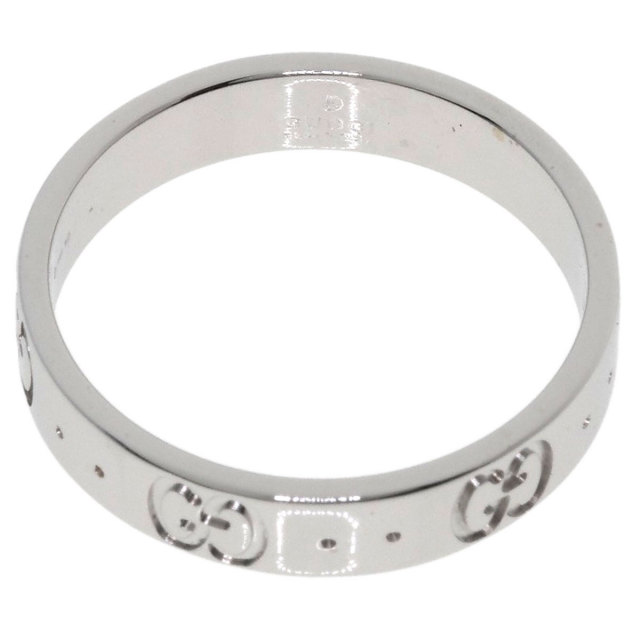 GUCCI グッチ アイコン #14 リング・指輪 K18ホワイトゴールド