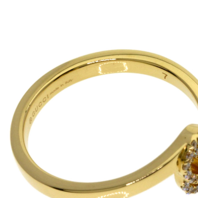 GUCCI グッチ GG ランニング ダイヤモンド #7 リング・指輪 K18