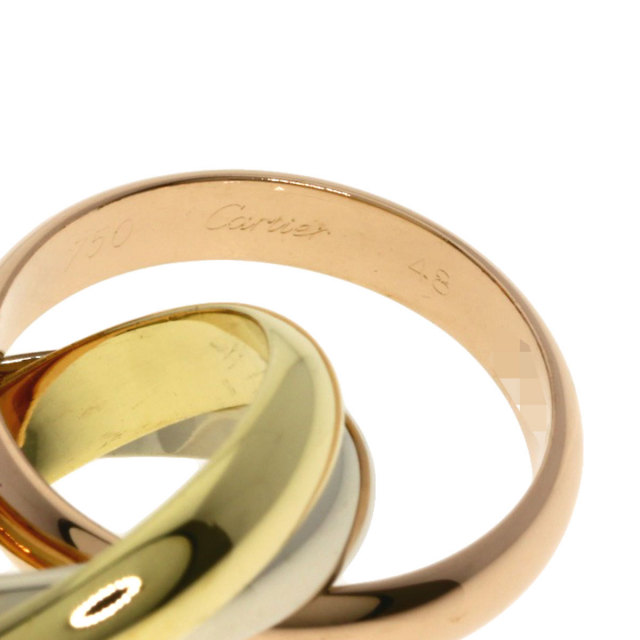 CARTIER カルティエ トリニティ #48 リング・指輪 K18イエローゴールド