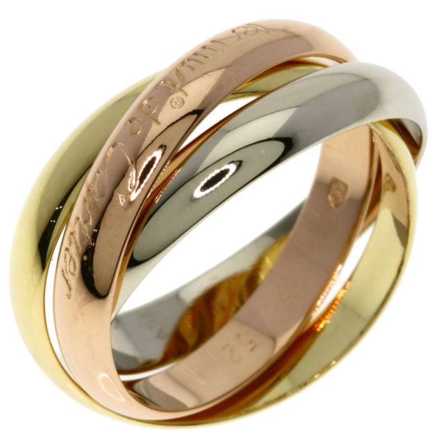 CARTIER カルティエ トリニティ #52 リング・指輪 K18イエローゴールド