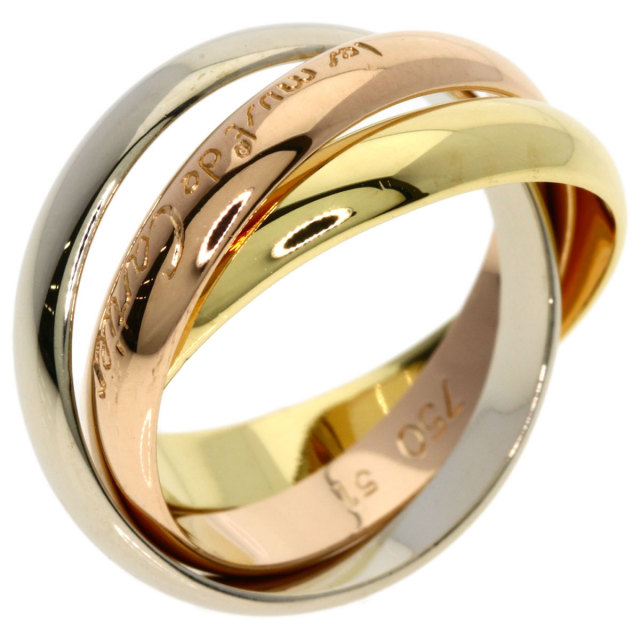 CARTIER カルティエ トリニティ #51 リング・指輪 K18イエローゴールド