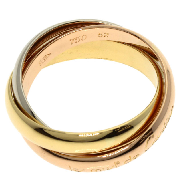 CARTIER カルティエ トリニティ #52 リング・指輪 K18イエローゴールド