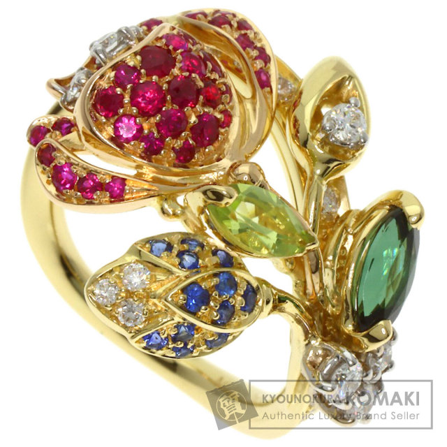 ダミアーニ リング・指輪 フラワー マルチストーン ダイヤモンド