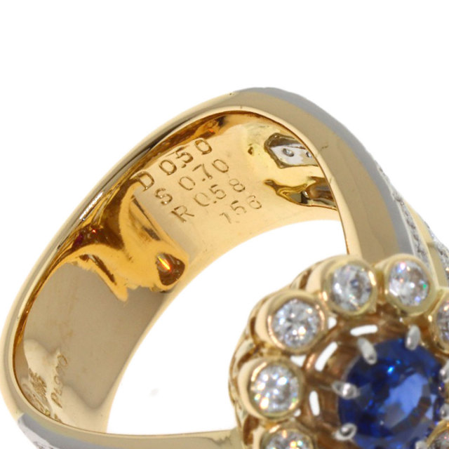 NOBUKO ISHIKAWA 石川暢子 フラワー サファイア ルビー ダイヤモンド