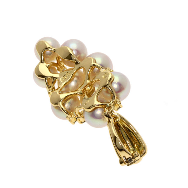 タサキ パール 真珠 K18 ダイヤモンド TASAKI タサキ パール 真珠 ダイヤモンド ペンダントトップ K18