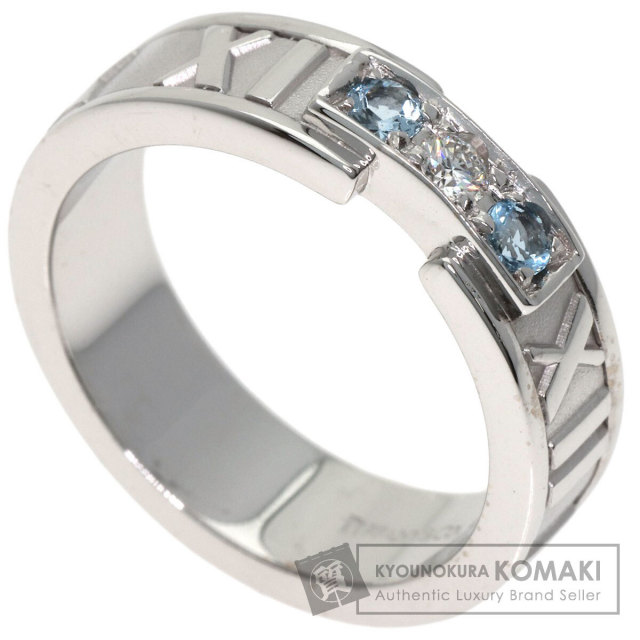 ティファニー リング・指輪 アトラス ダイヤモンド アクアマリン