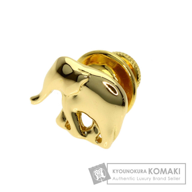 MIKIMOTO ミキモト 象モチーフ タイタック タイピン K18イエロー