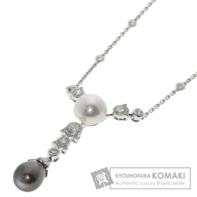 カルティエ ネックレス パール 真珠 ダイヤモンド