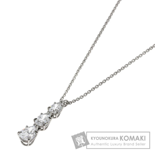 ハリーウィンストン ネックレス トリロジー ペアシェイプ ダイヤモンド