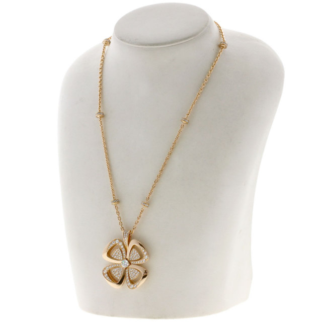 ブルガリ ネックレス フィオレヴァー ダイヤモンド