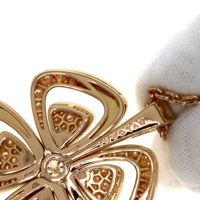 ブルガリ ネックレス フィオレヴァー ダイヤモンド