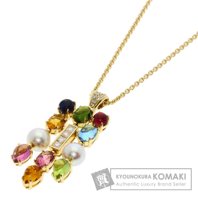 ブルガリ ネックレス アレグラ マルチカラー ストーン