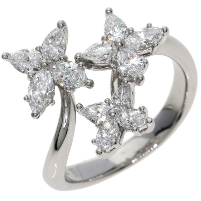 ハリーウィンストン リング・指輪 マーキッサ トリプルモチーフ ダイヤモンド