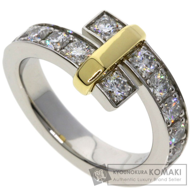 ティファニー リング・指輪 エッジ ワイド バイパス ダイヤモンド