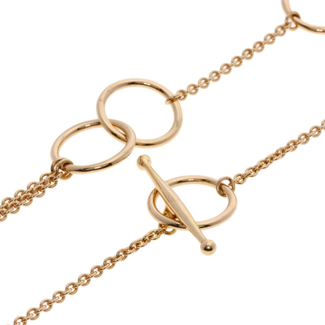 HERMES エルメス フィレドール ロング ネックレス K18ピンクゴールド