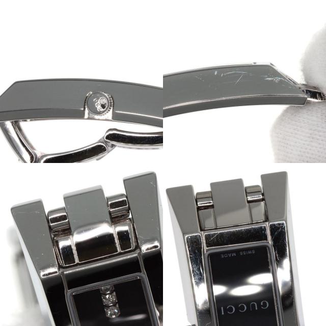 GUCCI グッチ YA110 3P ダイヤモンド 腕時計 ステンレススチール/SS