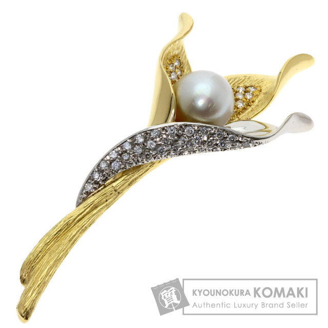 セレクトジュエリー ブローチ パール 真珠 ダイヤモンド