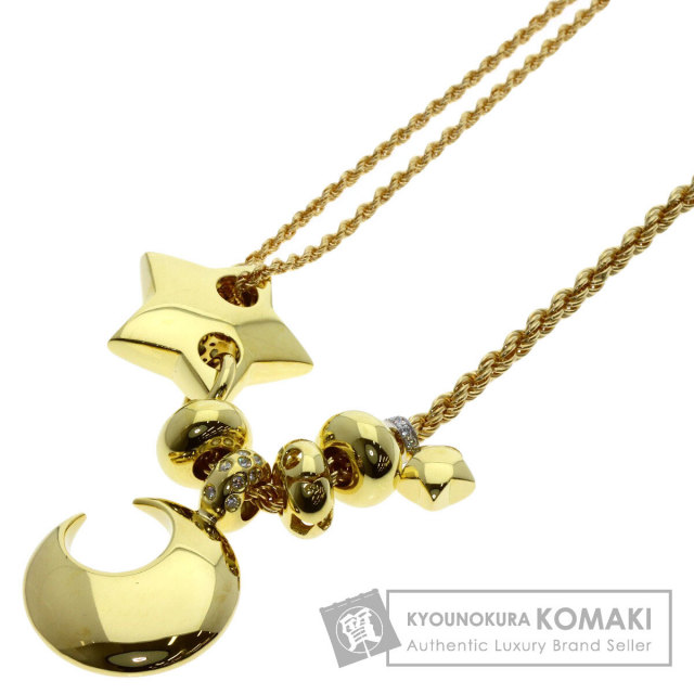 ポンテヴェキオ ネックレス ムーン スター ダイヤモンド