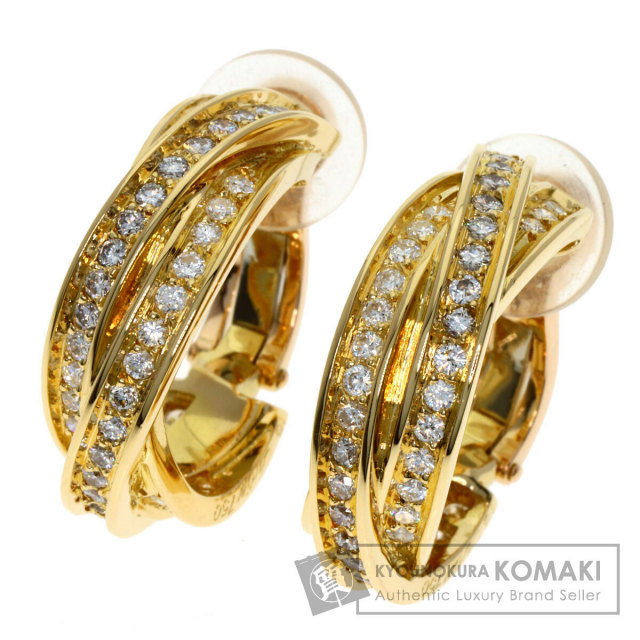 カルティエ イヤリング スリーバングルズ ダイヤモンド