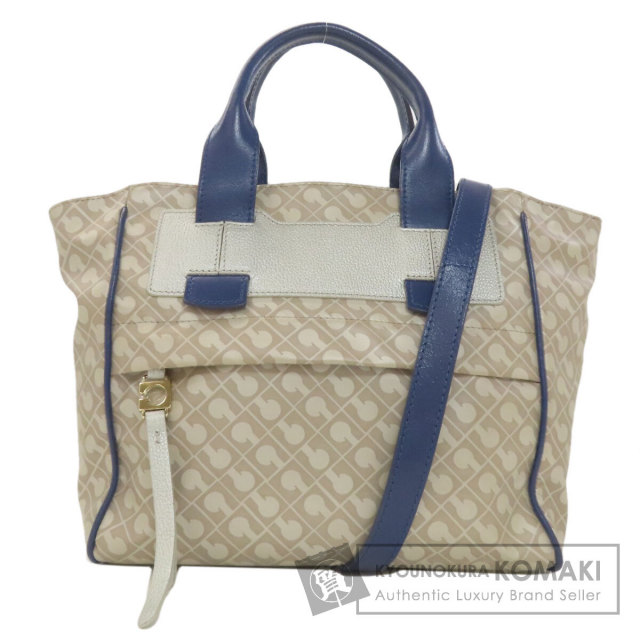 ゲラルディーニ ハンドバッグ ロゴモチーフ ソフティ 2WAY