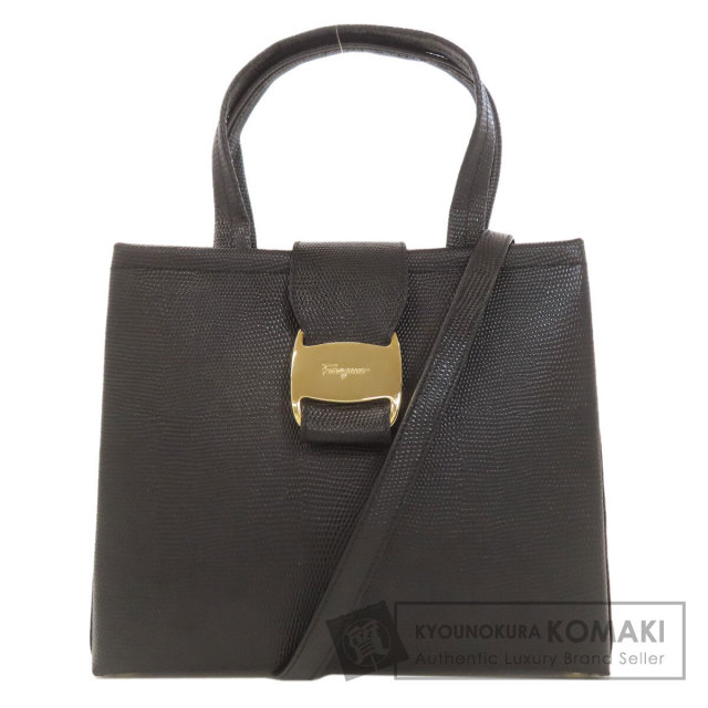 サルヴァトーレフェラガモ ハンドバッグ ヴァラリボン 2WAY