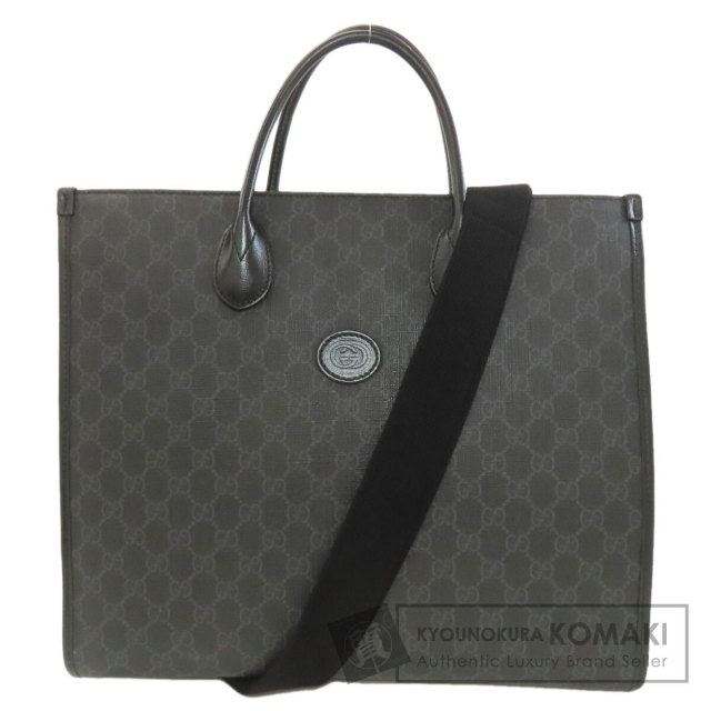 GUCCI グッチ 674148 インターロッキングG GGスプリーム 2WAY トート