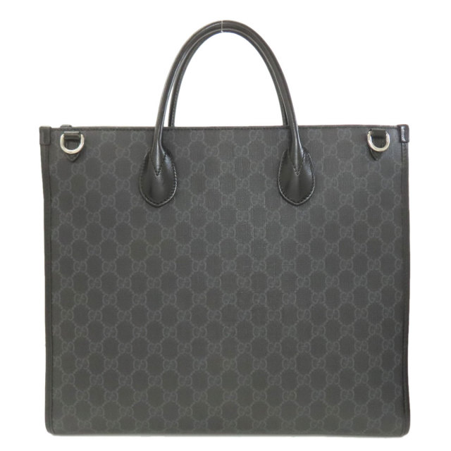 GUCCI ブラック インターロッキングG トートバッグ 2way GUCCI グッチ 674148 インターロッキングG GGスプリーム 2WAY トート