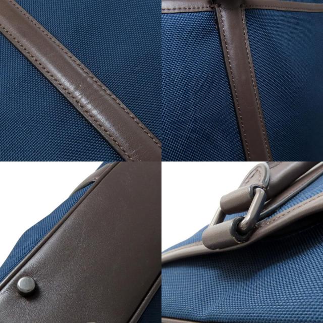 COACH 23808 ブラックブリーフケース ビジネスバッグ ナイロン 本革 COACH コーチ 23808 ブリーフケース 2WAY ビジネスバッグ ナイロン素材