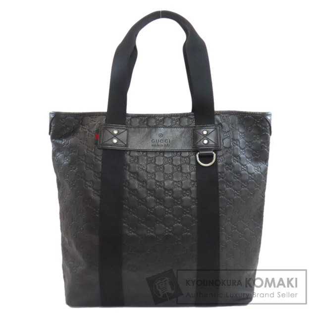 GUCCI グッチ 130736 ロゴ トートバッグ レザー レディース [中古