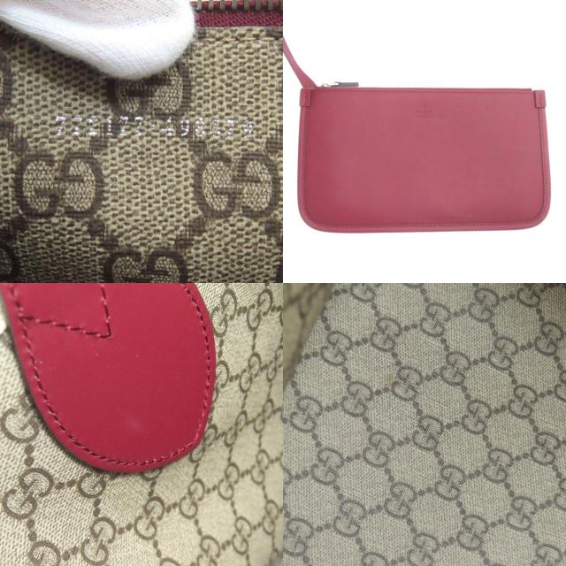 GUCCI グッチ 772177 ロゴ トートバッグ キャンバス レディース [中古