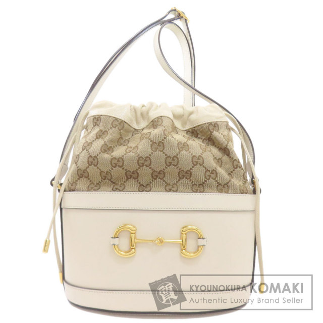 グッチ ショルダーバッグ ホースビット バケットバッグ GG