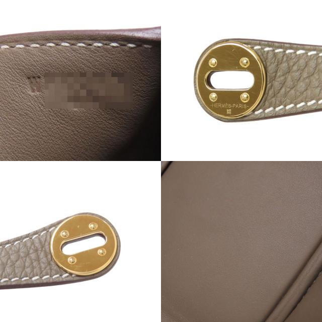 エルメス ハンドバッグ リンディ 20 ミニ エトープ ゴールド金具