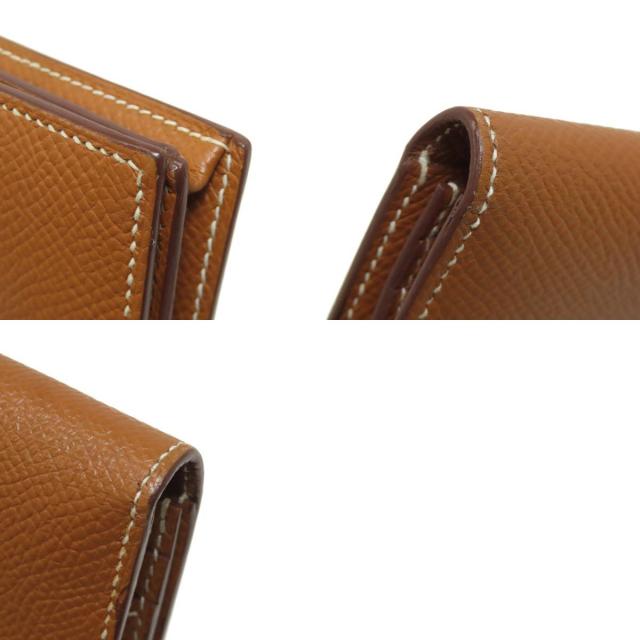 HERMES エルメス ベアンスフレ ゴールド ゴールド金具 長財布（小銭