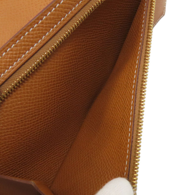 HERMES エルメス ベアンスフレ ゴールド ゴールド金具 長財布（小銭