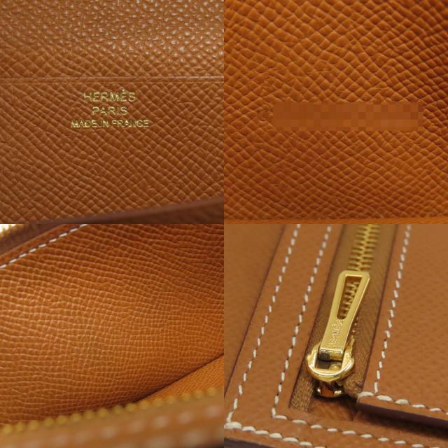 HERMES エルメス ベアンスフレ ゴールド ゴールド金具 長財布（小銭入れあり） エプソン レディース [中古] HERMES エルメス ベアンスフレ ゴールド ゴールド金具 長財布（小銭