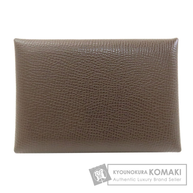 エルメス カードケース カルヴィデュオ エコルセ シルバー金具