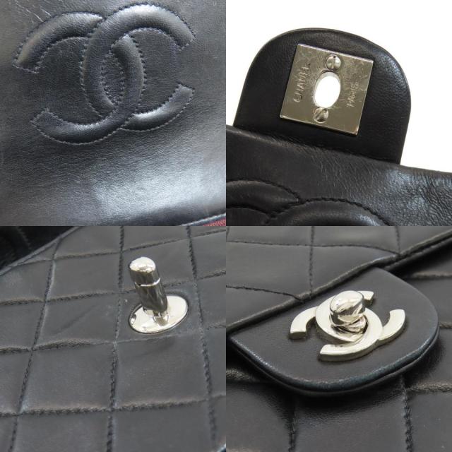 シャネル ショルダーバッグ チェーンショルダー マトラッセ シルバー金具