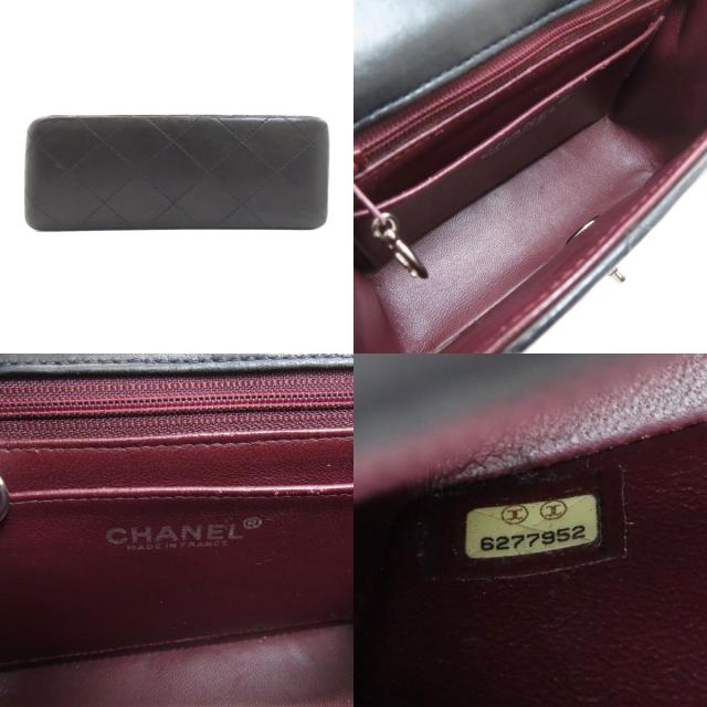 シャネル ショルダーバッグ チェーンショルダー マトラッセ シルバー金具