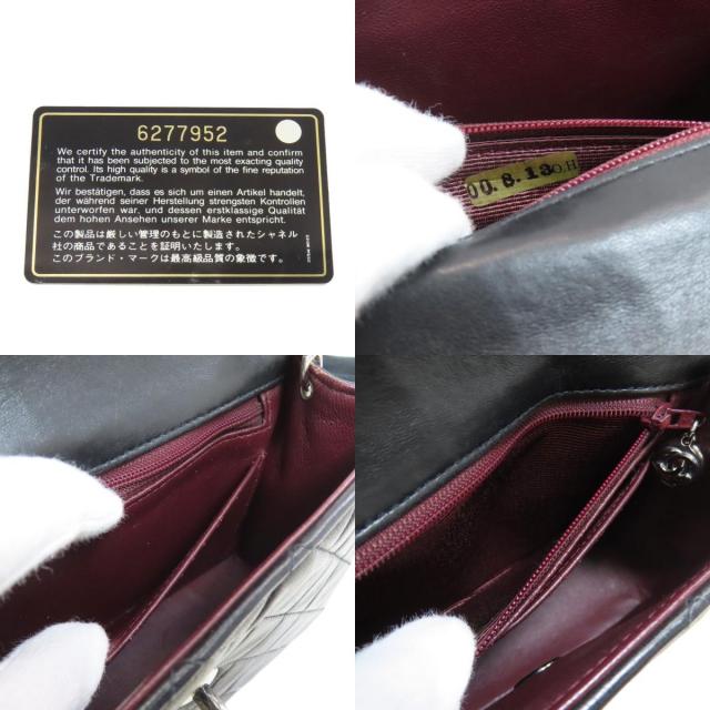 シャネル ショルダーバッグ チェーンショルダー マトラッセ シルバー金具