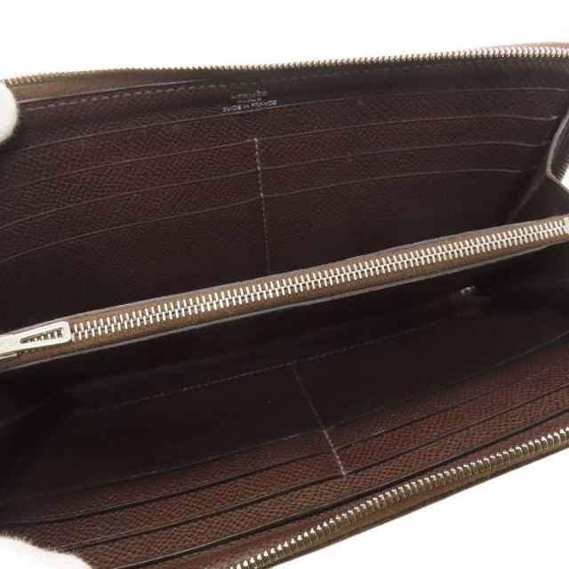 エルメス 長財布（小銭入れあり） アザップ クラシック ロング  シルバー金具