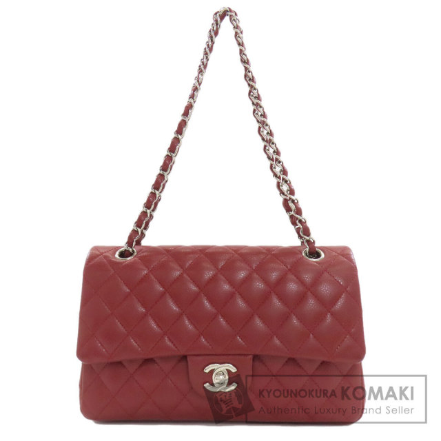 シャネル ショルダーバッグ マトラッセ ダブルフラップ シルバー金具