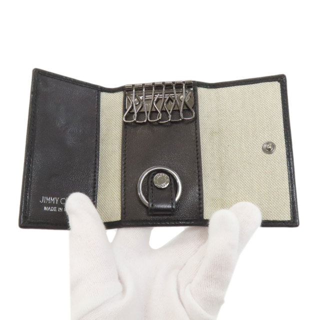 Jimmy Choo ジミーチュウ スターモチーフ キーケース レザー