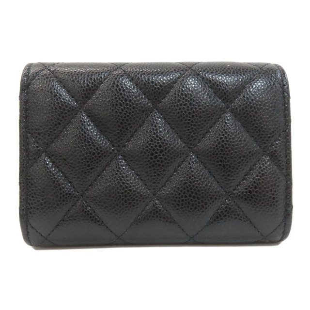 CHANEL シャネル ココマーク マトラッセ ゴールド金具 二つ折り財布